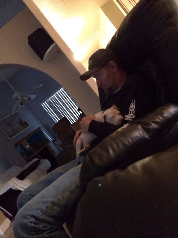 22-my-dad-didnt-want-me-to-get-a-dog-but-now-he-treats-him-like-a-baby-rubs-his-back-till-he-falls-asleep