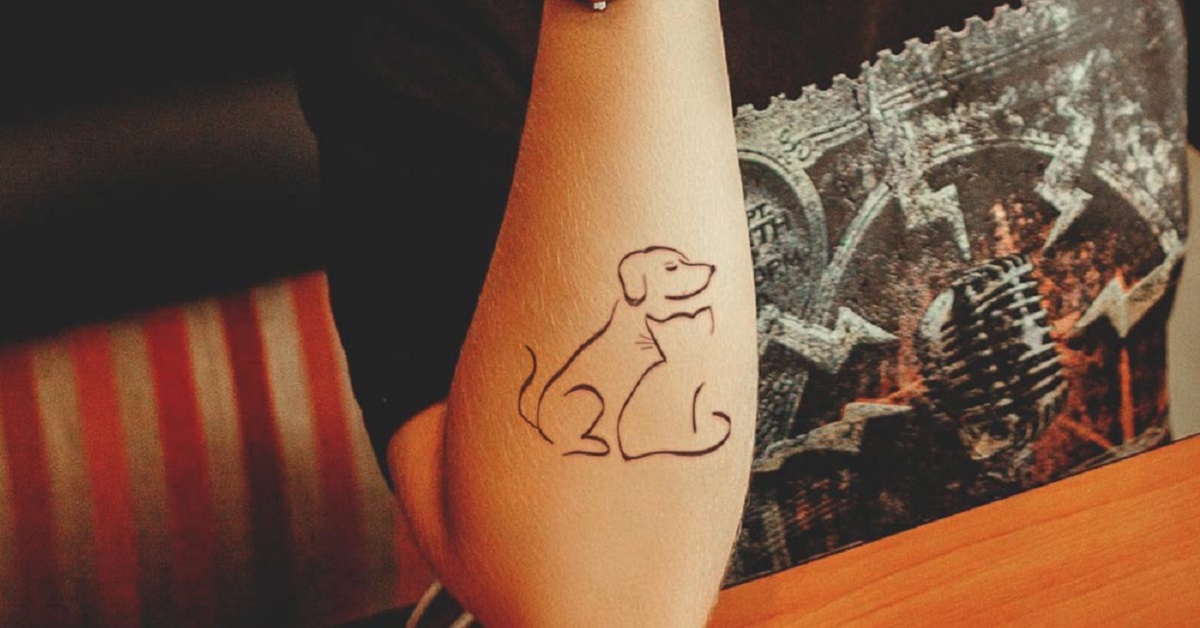 cane e gatto tattoo