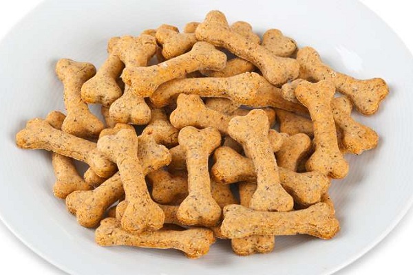 piatto di biscotti per cani
