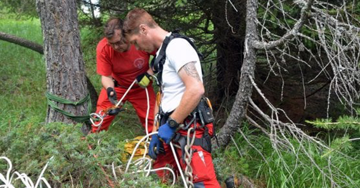 Rocky, il cane salvato da due alpinisti dopo 17 giorni in una grotta