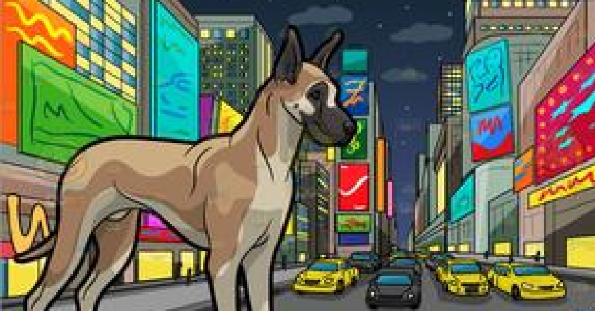 Cane salvato da un uomo nel bel mezzo del traffico di New York