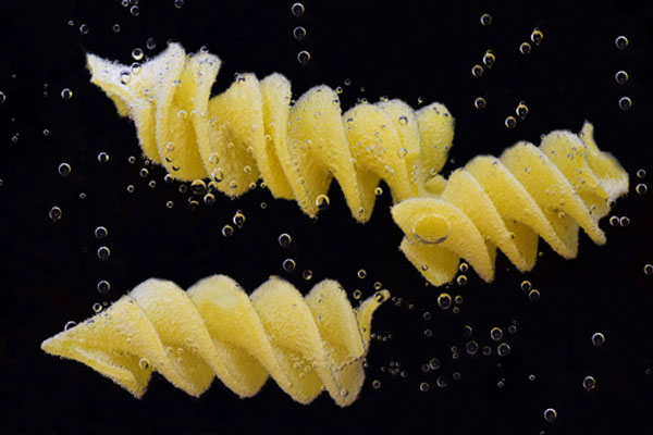 fusilli in cottura per cani