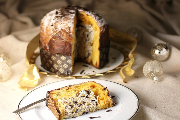 panettone per le feste natalizie del cane