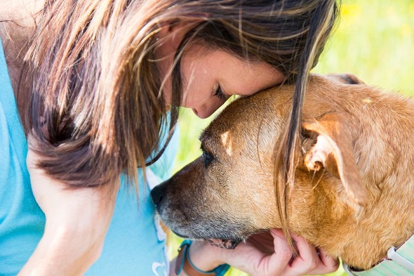 cane e ragazza