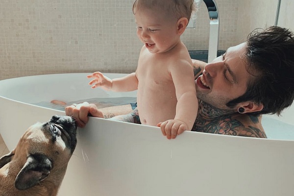 fedez, leone e matilda ferragni cane