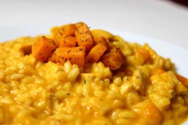 riso con la zucca per i cani