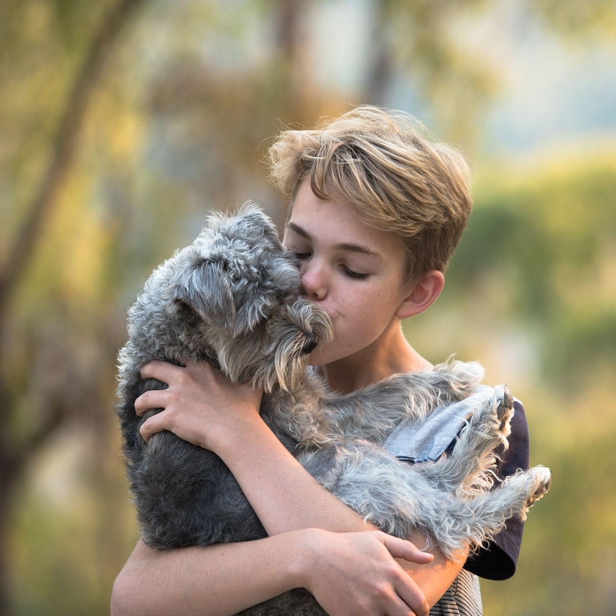 ragazzo e cane