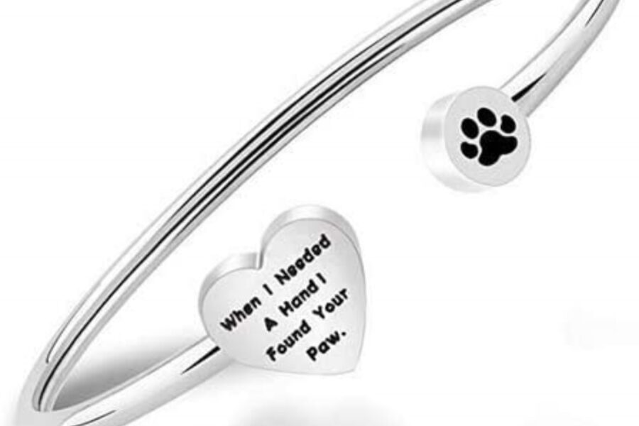 bracciale con frase sul cane