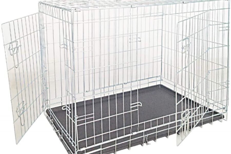 kennel zincato per cani