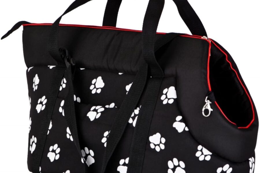 borsa a tracolla per cani