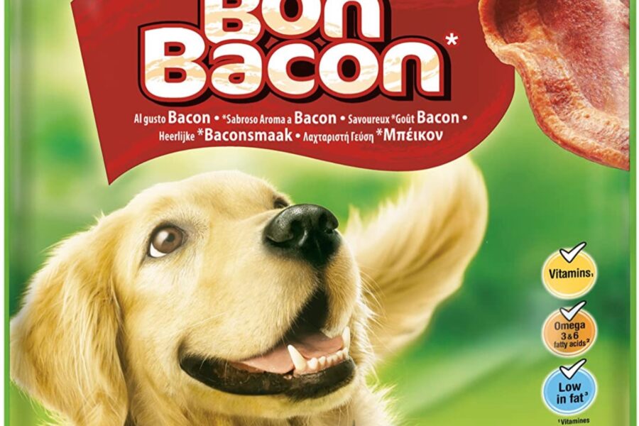 snack al bacon per cane