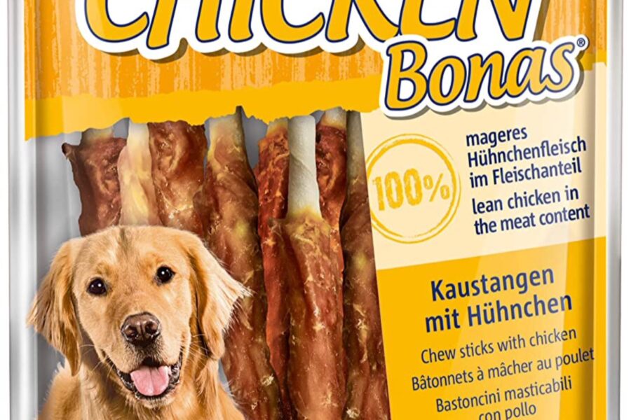 snack al pollo per il cane