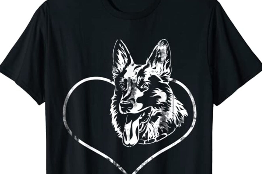 maglietta con cane