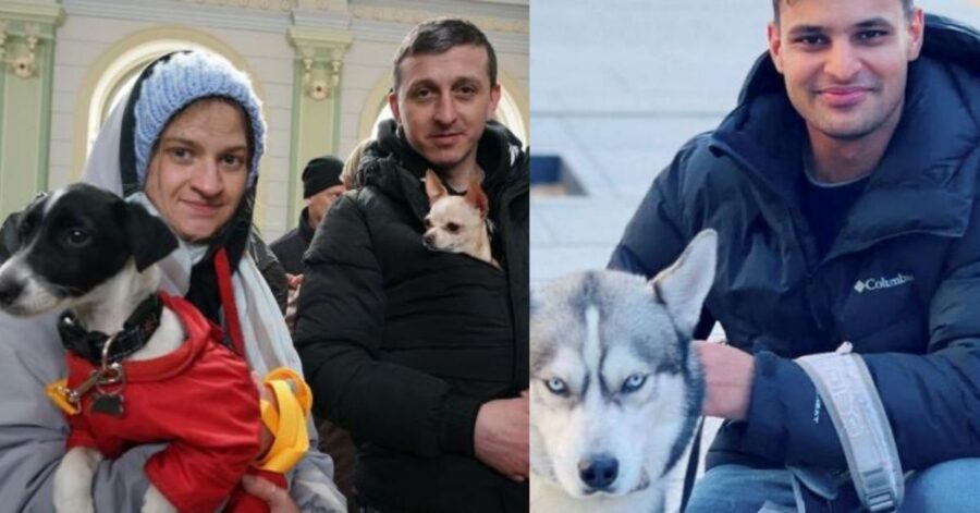 ragazzo rifiuta di abbandonare il suo cane e insieme riescono a fuggire dall'Ucraina