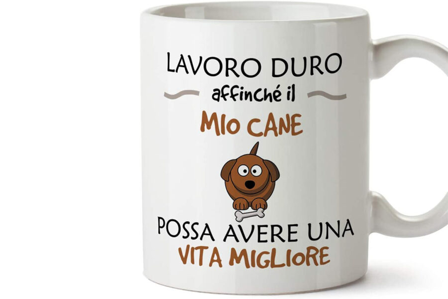 tazza per chi ama i cani