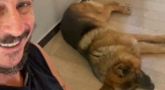 Il cane di Luca Bizzarri è pigro: Smog non ne vuole sapere di passeggiare (VIDEO)