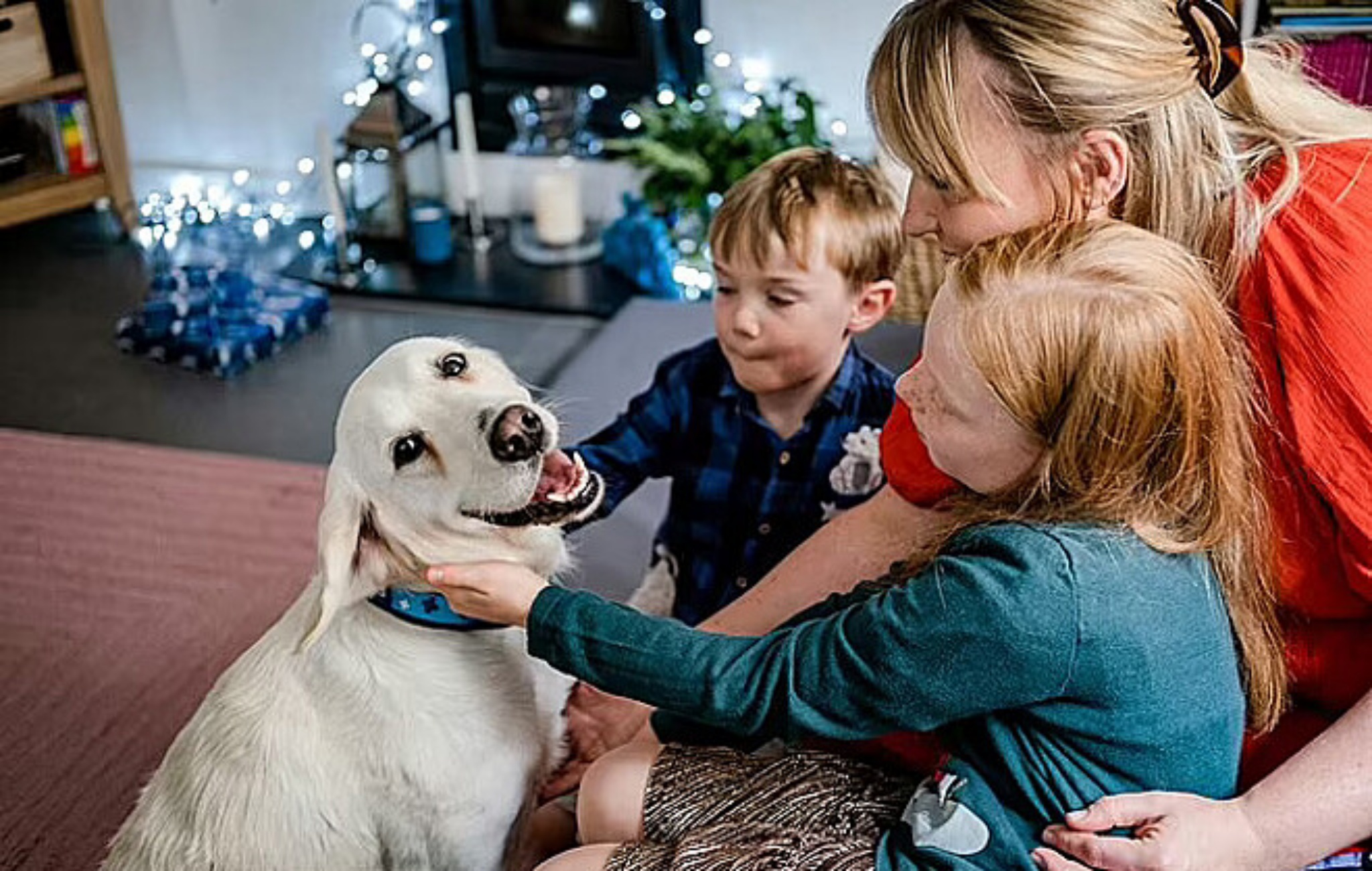 cane e famiglia