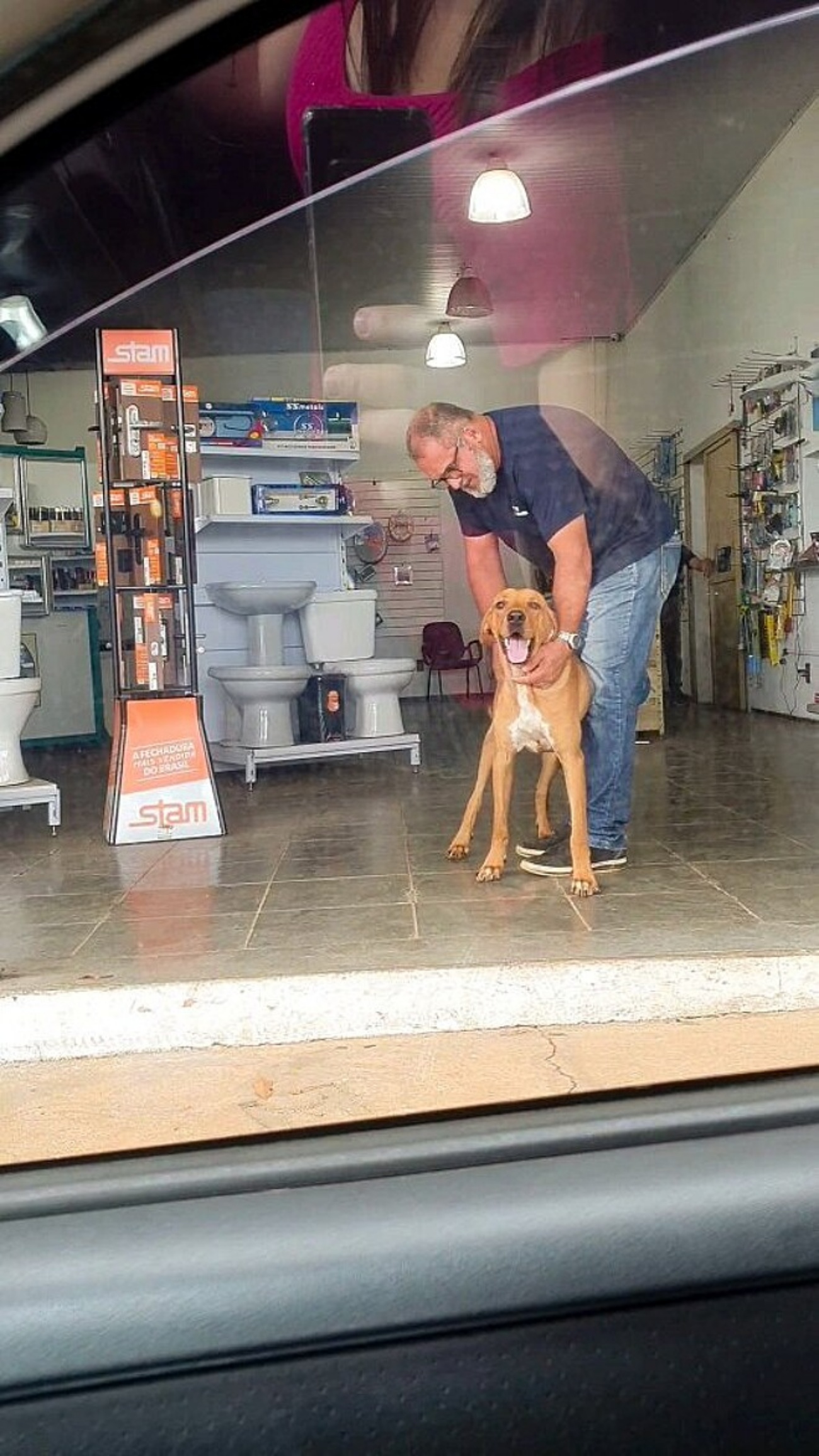 cane e uomo