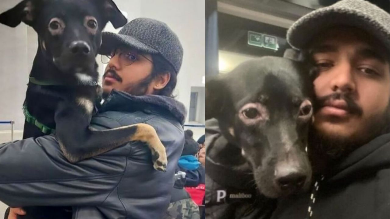 Un ragazzo con un cane di nome Maliboo