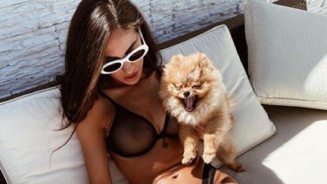 Giulia De Lellis dice addio al cane Tommy: lei era in vacanza a Ibiza quando il cucciolo è volato sul ponte dell’arcobaleno