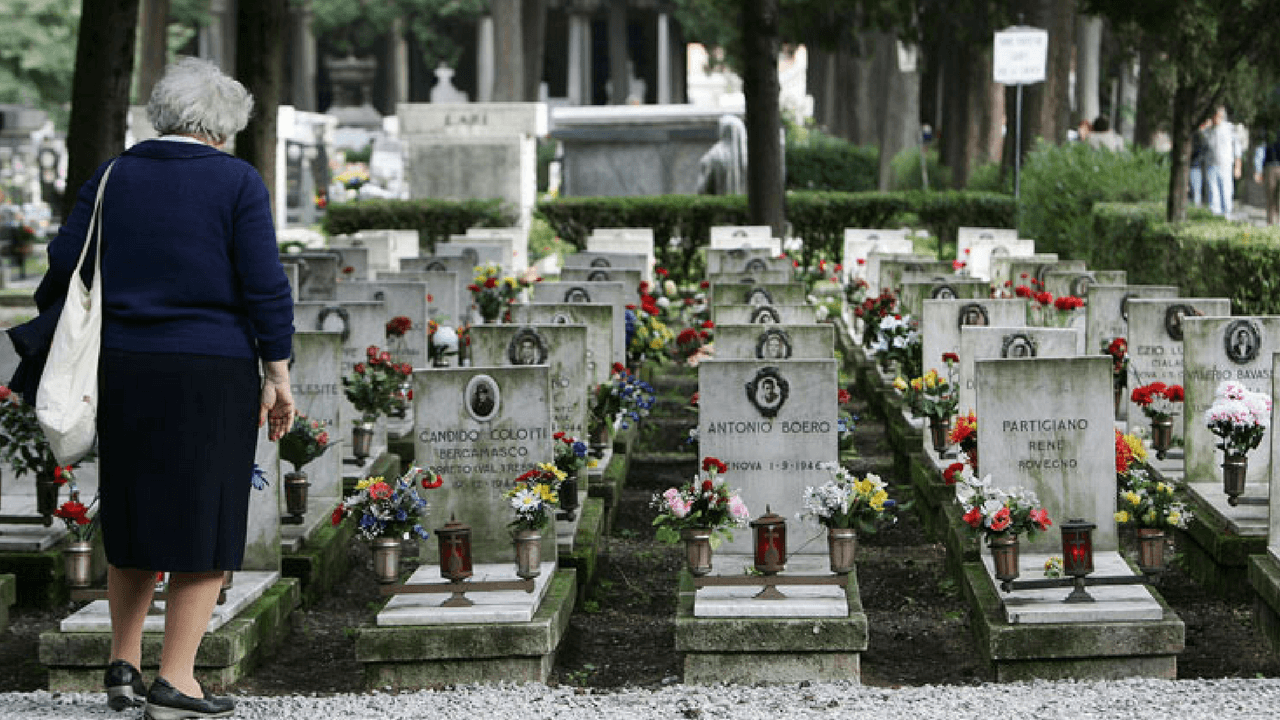 cimitero cani e umani