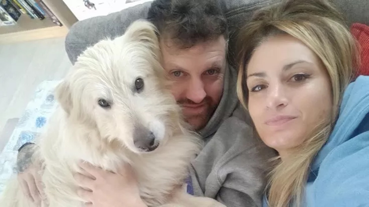 Cane con la nuova famiglia