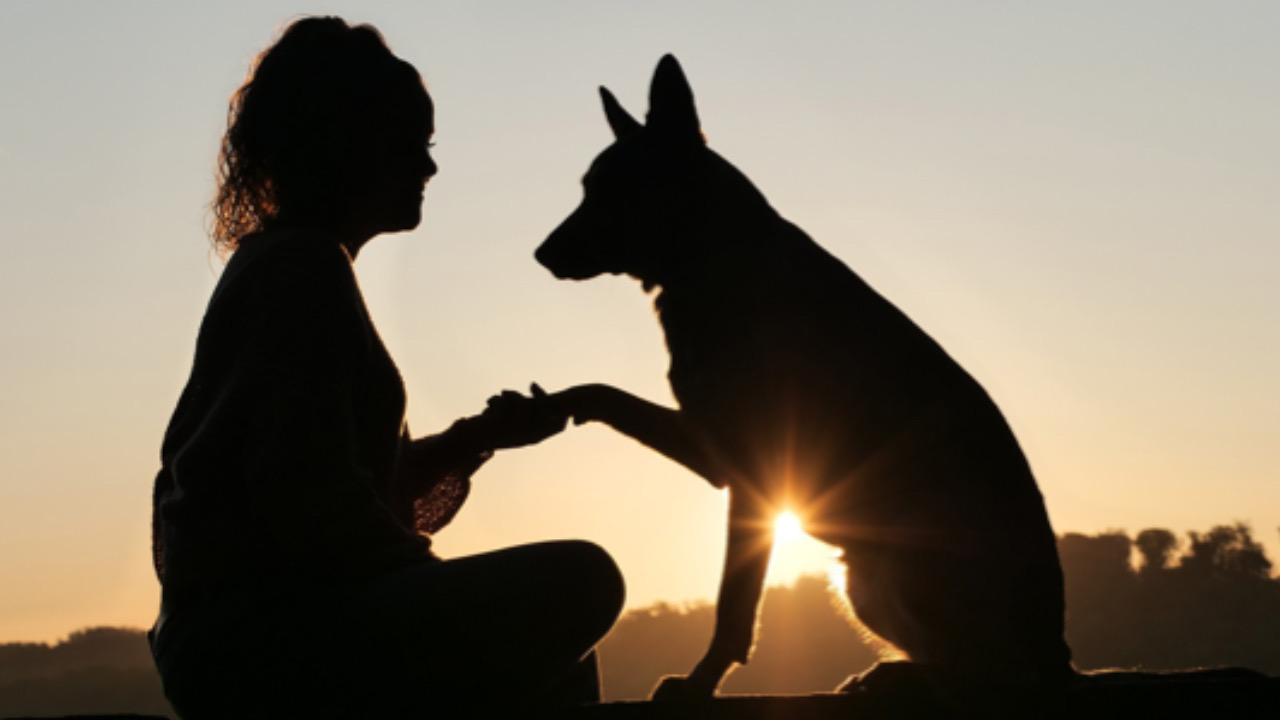 Donna con il cane