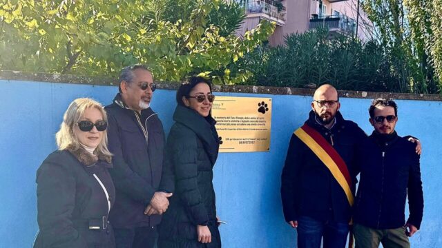 Cane Giorgio, una targa per ricordarlo a Ponte Galeria a Roma