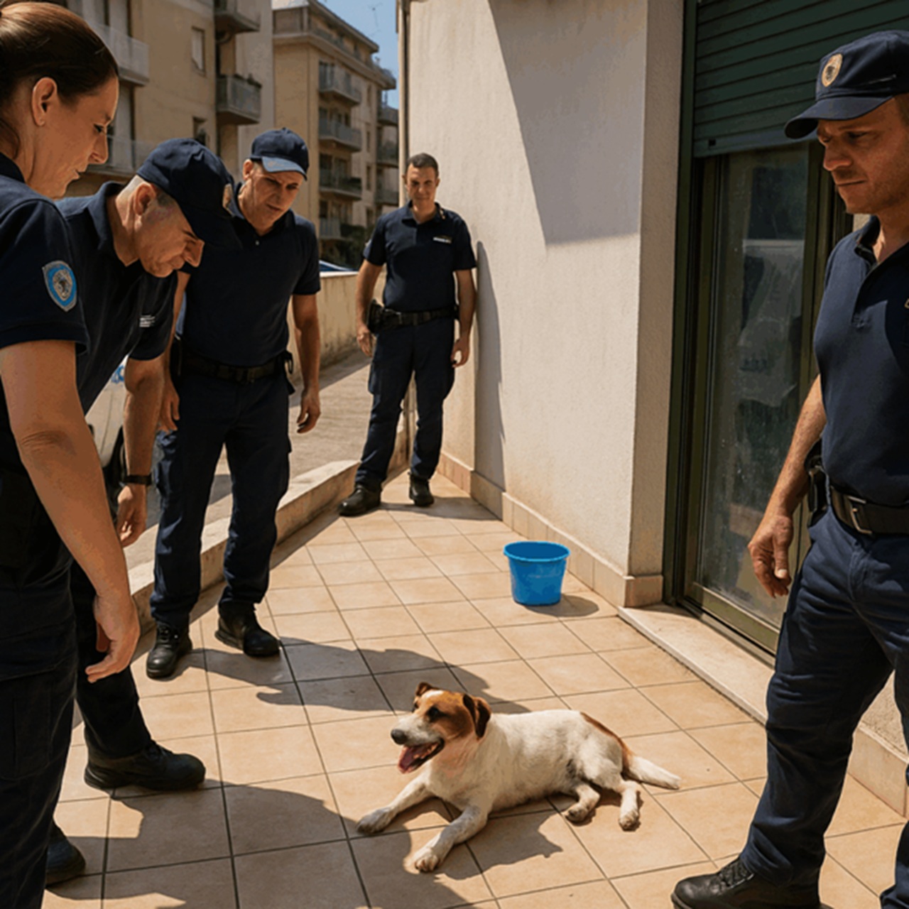 Cane salvato a Palermo